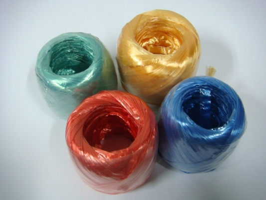 80g 100g Flat Film Plastic PP Raffia String , Baler Twine For Agriculture