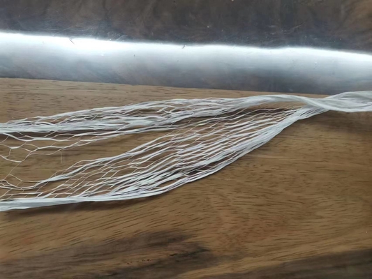 White Twisted Fibrillated PP Filler Yarn 1mm - 10mm Soft for Cable and Wire Filling
