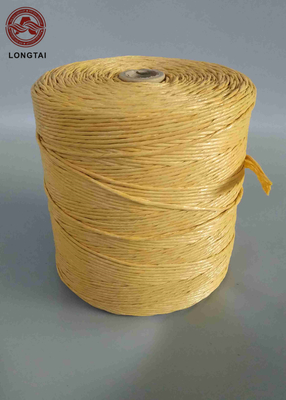 Yellow Color PP Cable Filler Material Yarn Per Meter 33-36 Twisted Environmentally Friendly